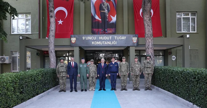 Bakan Güler, Edirne de 9 uncu Hudut Tugay Komutanlığını ziyaret etti