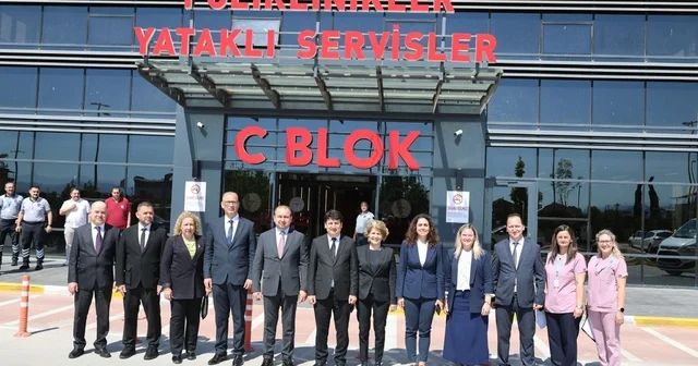 Aydın İl Sağlık Müdürü Şenkul dan hastalara ve personele bayram ziyareti Aydın Haberleri