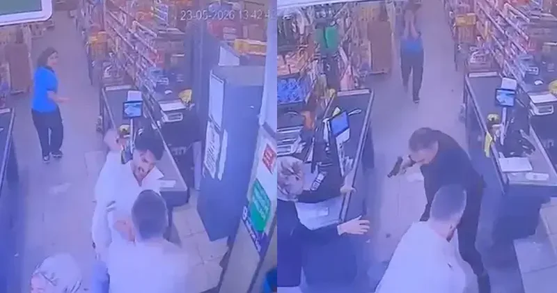 Başakşehir de ürün değişimi tartışmasında kasiyer bıçakla saldırdı: Can havliyle yetişmeye çalıştım, silah çekmek zorunda kaldım