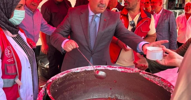 Denizli de Muharrem ayının bereketi aşure ikramıyla paylaşıldı Denizli Haberleri Habertürk Yerel Haberler