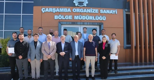 Çarşamba OSB de ikiz dönüşüm ve kivi projeleri hayata geçiyor Çarşamba OSB de iki kalkınma projesinde imzalar atıldı, kalibrasyon eğitimi tamamlandı Samsun Haberleri Habertürk Yerel Haberler