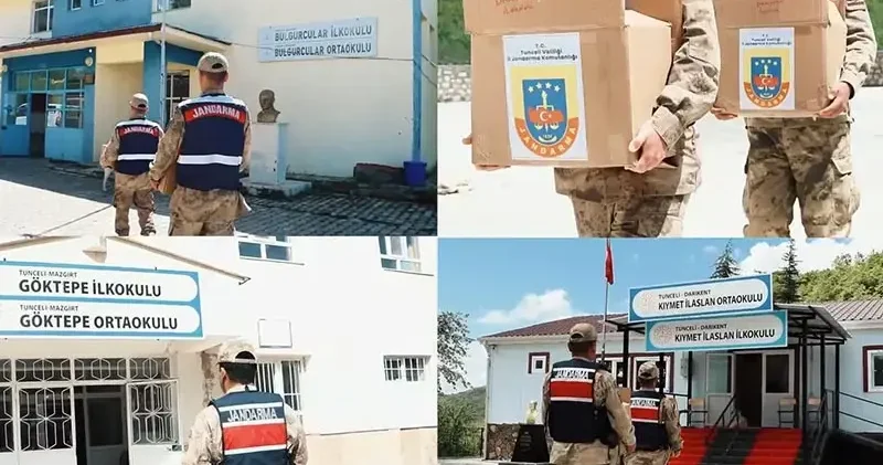Tunceli de köy okullarının kütüphaneleri yenilendi