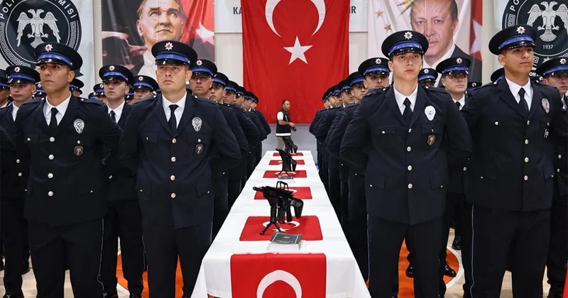 Amasya da polis adaylarını gurur günü: Mezuniyeti Erik dalı oynayarak kutladılar
