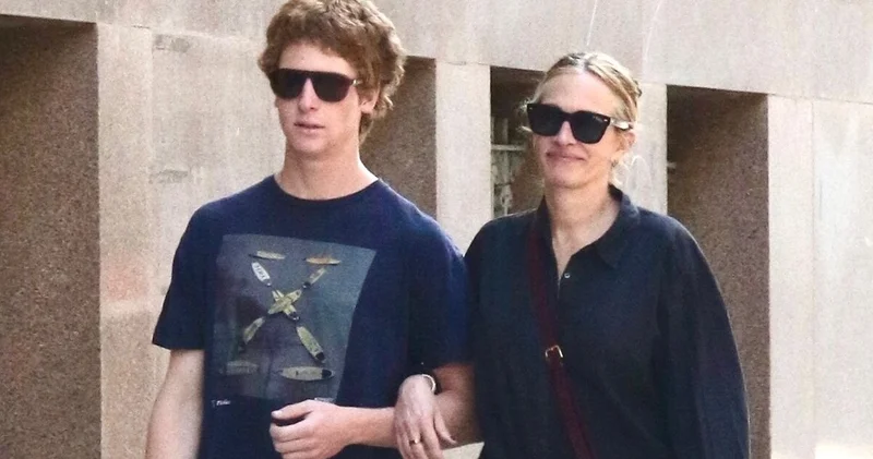 Julia Roberts 21 yaşındaki oğluyla kol kola