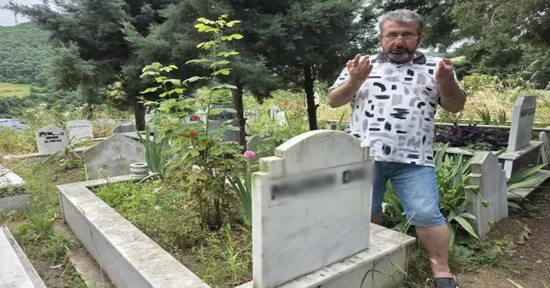 4 ay kira alamayan ev sahibi, mezarlığa giderek şikayetçi oldu