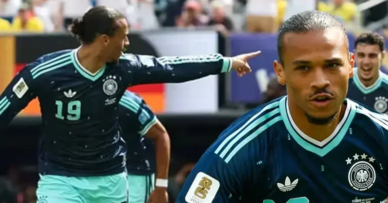 Leroy Sane şık golle sahneye çıktı! İlk kez ağları sarstı