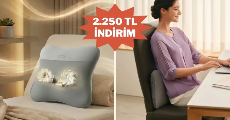 Bel, sırt ve boyun ağrılarına son veren SKG VS500 de Prime Day e özel fırsat