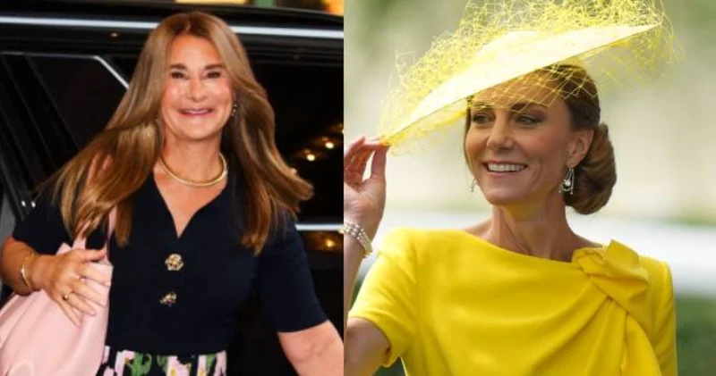 Prenses Kate Middleton, Bill Gates in eski eşi Melinda French ile görüştü