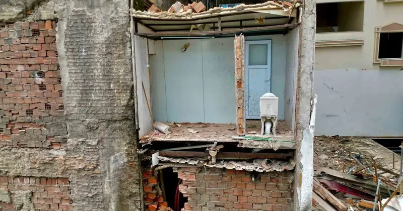 Havadan çekilen görüntüler faciadan dönüldüğünü gözler önüne serdi