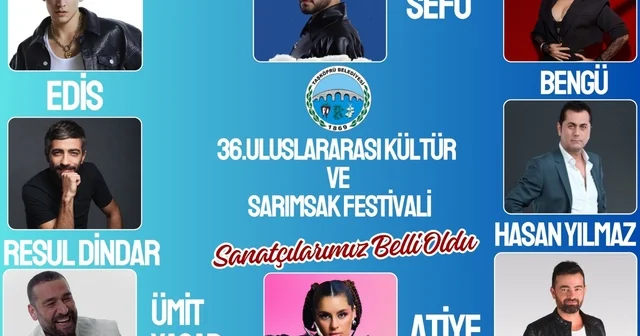 Taşköprü Sarımsak Festivali nin sanatçıları belli oldu Kastamonu Haberleri Habertürk Yerel Haberler