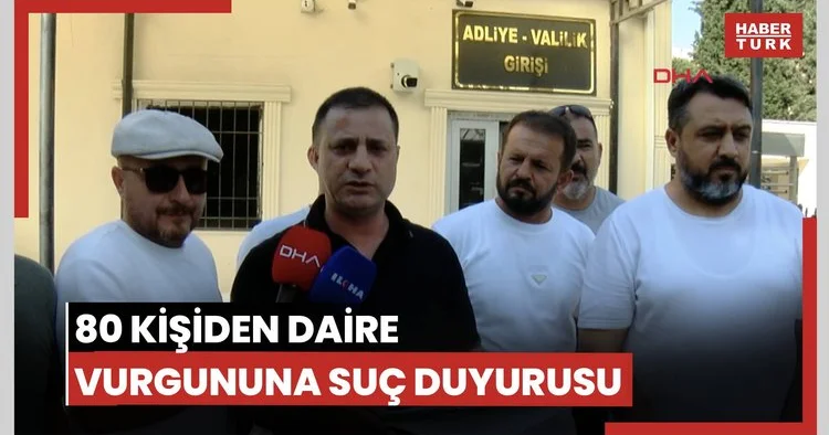 Satın aldıkları dairelerinin başkalarına da satıldığını öne süren 80 kişiden suç duyurusu