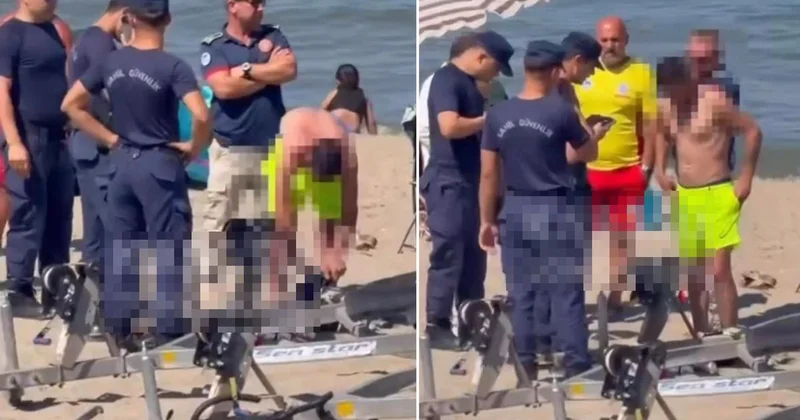 Karasu sahilinde alkol denetimi! Görüntüler kullanıcıları ikiye böldü