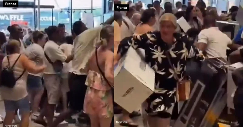 Avrupa da Ejderha Sıcakları kabusu: Vantilatör kapmak için birbirlerini ezdiler! Sözcü Gazetesi