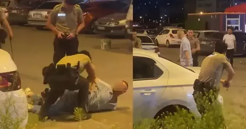 Kesici aletle bekçilere saldıran şüpheli, bacağından vurularak yakalandı