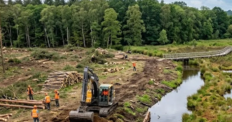 İklimi kurtarmak için ormana balta vurdular: Binlerce ağaç kesildi Sözcü Gazetesi