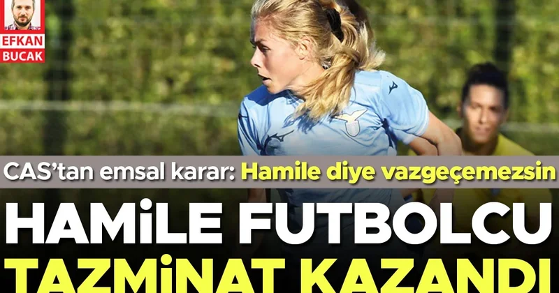 CAS’tan emsal karar! Hamile diye vazgeçemezsin