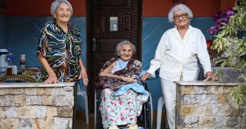 Dünyanın en yaşlı 3 kardeşi: En küçüğü 103 yaşında!