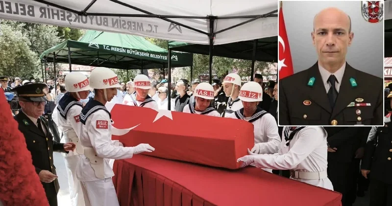 Suriye de rahatsızlanıp şehit olan astsubay Kenan Şahin son yolculuğuna uğurlandı Gündem Haberleri