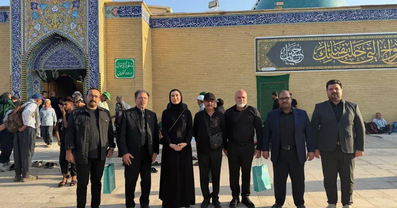 Alevi Bektaşi Kültür ve Cemevi Başkanı Esma Ersin, Erbain merasimleri için Irak ta