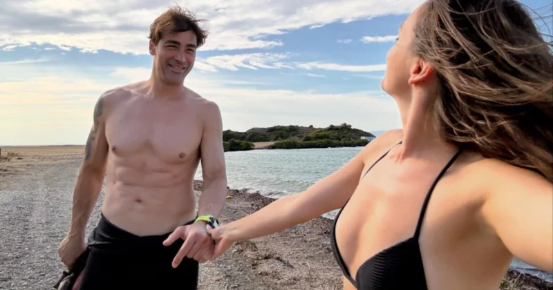 Aşk rüzgarı Datça da esti: Sarp Levendoğlu ve Felicia Sağnak tan romantik kaçamak Sözcü Gazetesi