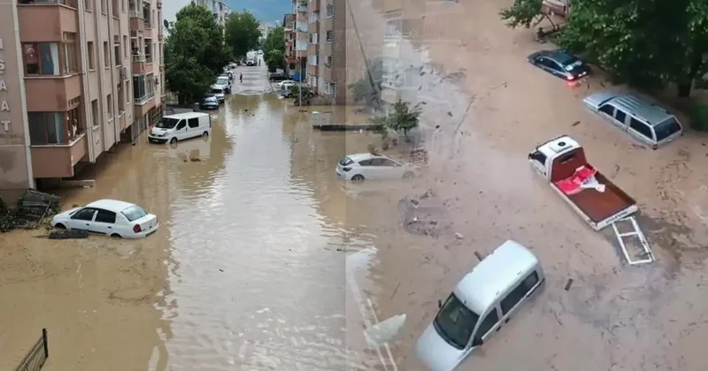 Kastamonu da şiddetli sağanak! Ev ve iş yerlerini su bastı, vatandaşlar tahliye edildi