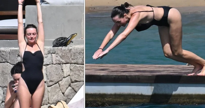Melis Sezen in Bodrum tatilinden renkli kareler: İskeleye kadar yüzdü Sözcü Gazetesi