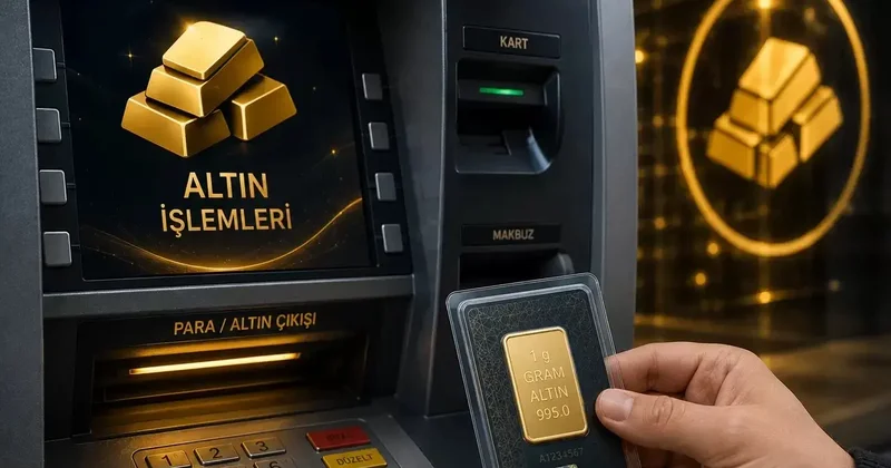 Kuyumcuya gerek kalmadı: ATM lerden gram altın alabileceksiniz! Yeni dönem başladı