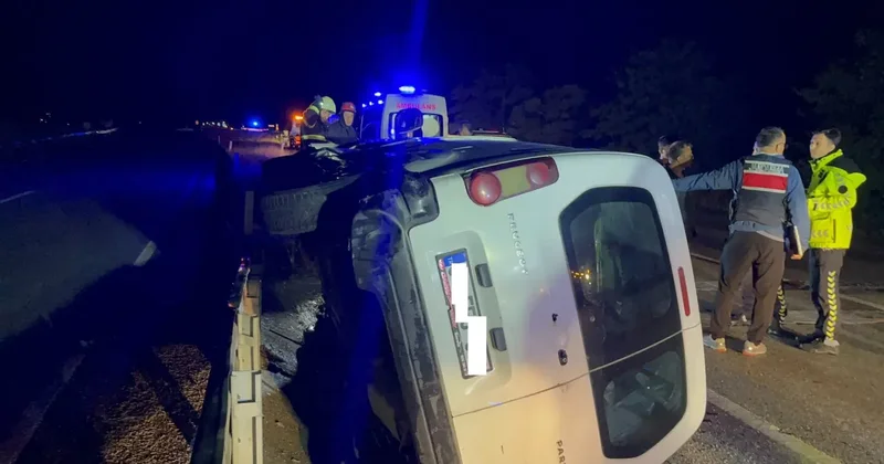 Kastamonu’da gizemli kaza! Devrilen araçta kimse bulunamadı