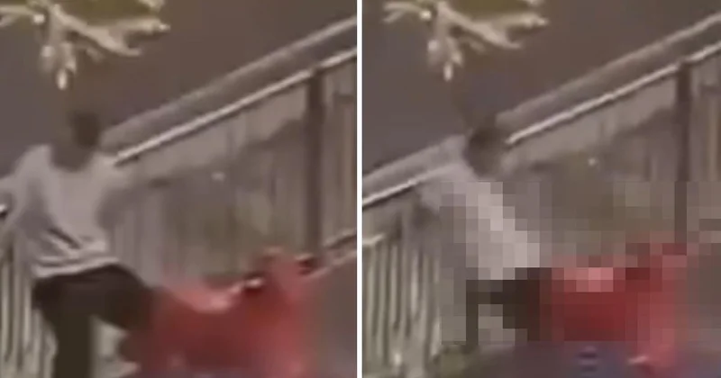 Çocuk parkında sergilenen akılalmaz rezalet sosyal medyada tepki yağmuruna tutuldu