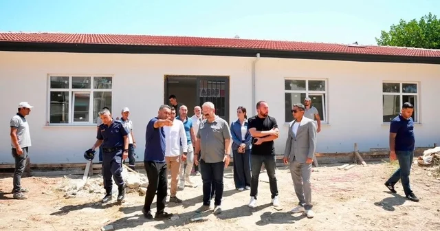 Gömeç te Karaağaç Mahallesi nde devlet yatırımları yerinde incelendi Balıkesir Haberleri Habertürk Yerel Haberler