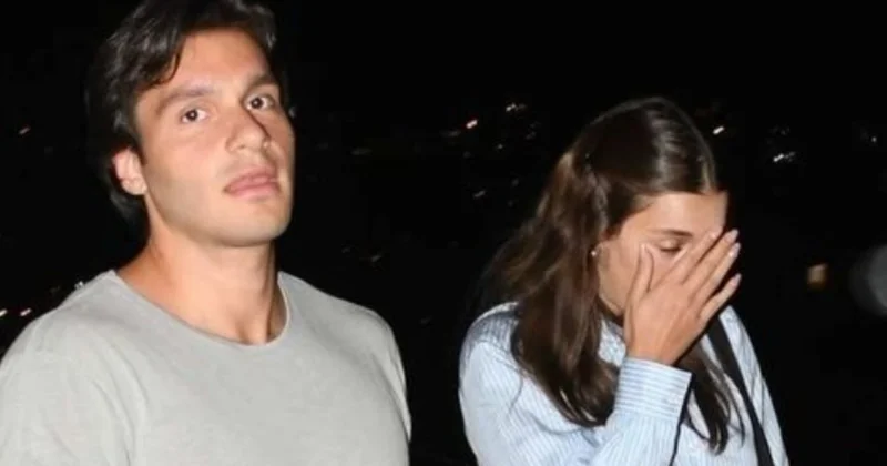 Sevgilisi eve bıraktı, kameramanları fark edince yüzünü sakladı Sözcü Gazetesi
