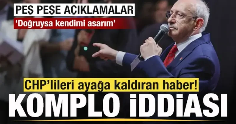 Siyaset gündemine oturdu! CHP lileri ayaklandıran iddia! Peş peşe sert açıklamalar!