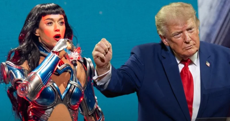 Katy Perry şarkısını izinsiz kullanan Beyaz Saray a ve Donald Trump a karşı açtı ağzını, yumdu gözünü