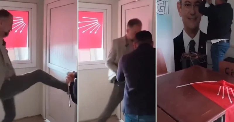 Kılıçdaroğlu nun atadığı başkan, il binasına kapıyı kırarak girdi Sözcü Gazetesi