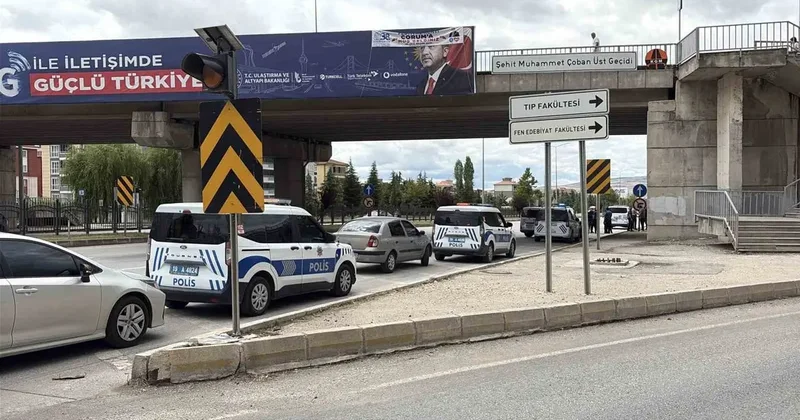 Çorum’da üst geçitten atlayan kadın yaralandı