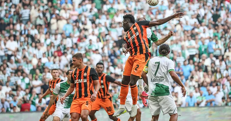 Bursaspor ile Shakhtar Donetsk yenişemedi!