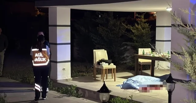 Aksaray da villa bahçesindeki içki masasında cinayet: 1 ölü Aksaray Haberleri Habertürk Yerel Haberler