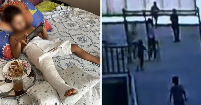 Kale Direği Çocuğun Üzerine Devrildi