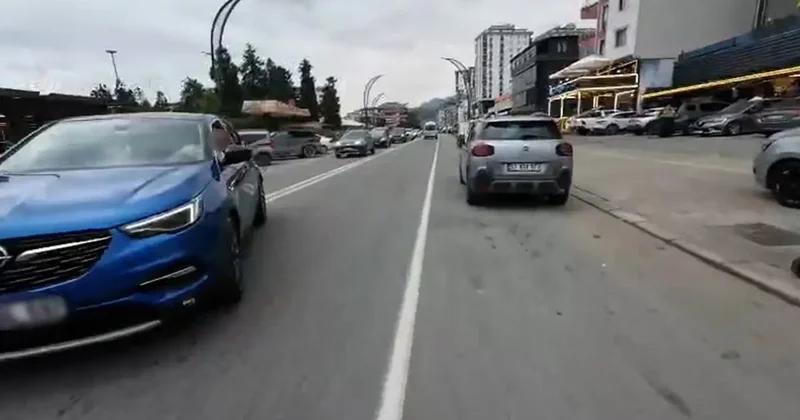 Uyarmak istedi darbedildi! Rize deki trafik magandalarına ceza yağdı...