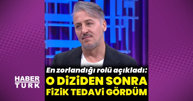 Barış Falay: O diziden sonra tedavi görmeye başladım