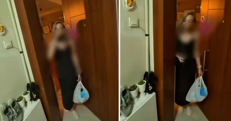Alkollü Rus müşterinin talebi kuryeyi şaşkına çevirdi