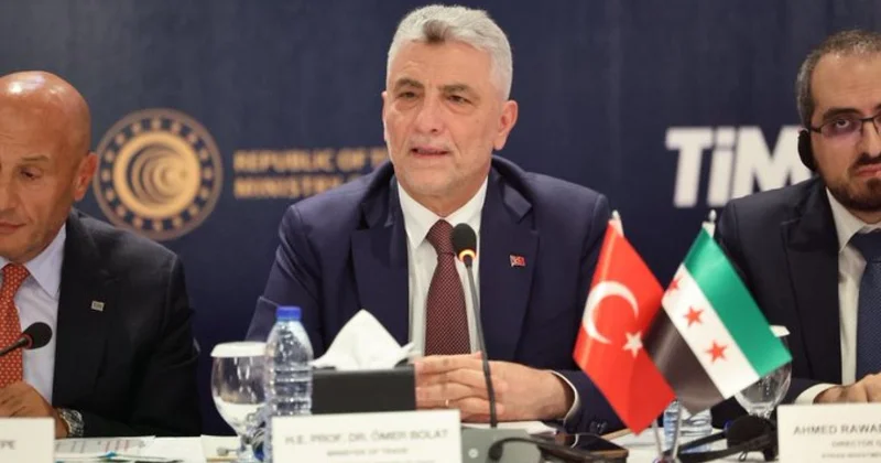 Ticaret Bakanı Bolat, Şam da ikili görüşmelerde bulundu
