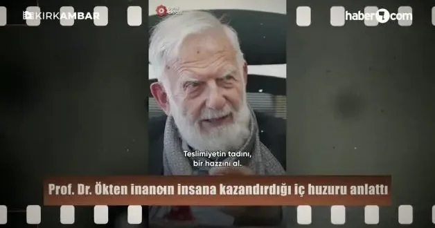 Prof. Dr. Sadettin Ökten den manevi huzur ve teslimiyet çağrısı