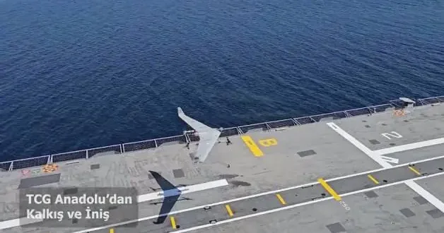 Savaş gemilerinden dikey kalkış: KALKAN DİHA deniz testlerini başarıyla geçti!