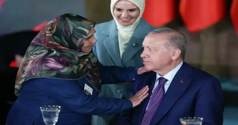 Ahlat ta anlamlı buluşma! Erdoğan şehit aileleriyle bir araya geldi