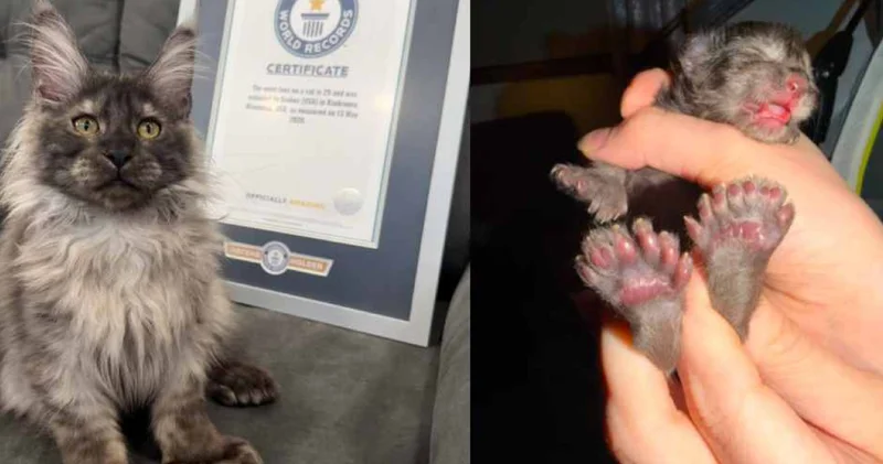 29 parmaklı kedi Erebus Guinness rekoru kırdı