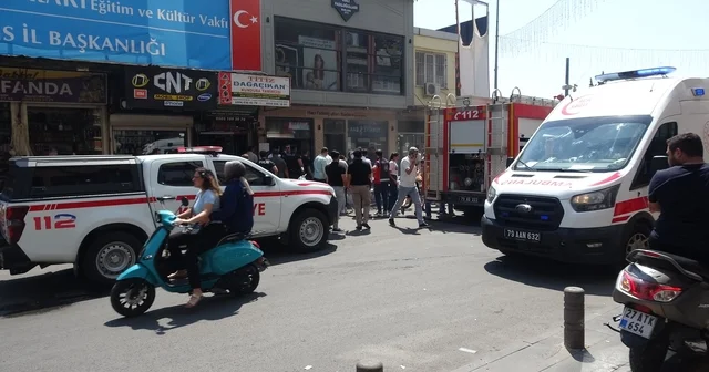 Kilis te tatlıcı dükkanında yangın paniği Kilis Haberleri Habertürk Yerel Haberler