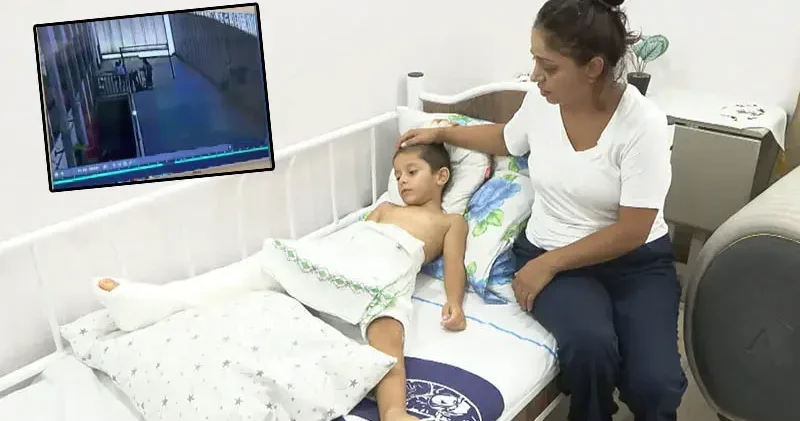 Arnavutköy de 4 yaşındaki Ediz devrilen futbol kalesinin altında kaldı: Çocuğum sürüklenerek getirildi