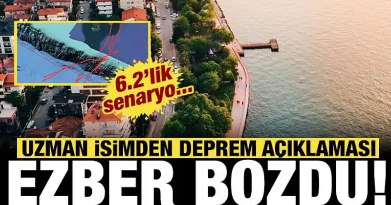 Üşümezsoy dan 6.2 lik deprem senaryosu yorumu: Ezberleri bozdu!