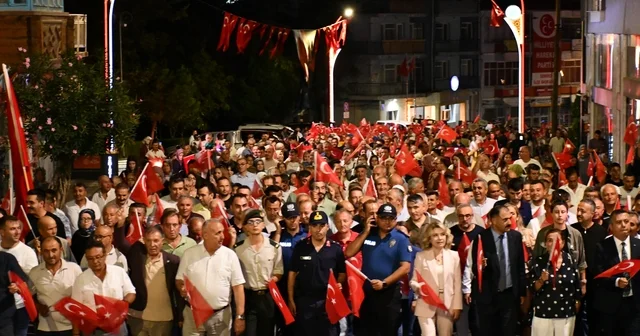 Demirci de Kurtuluş Festivali görkemli kortej yürüyüşüyle başladı Manisa Haberleri Habertürk Yerel Haberler